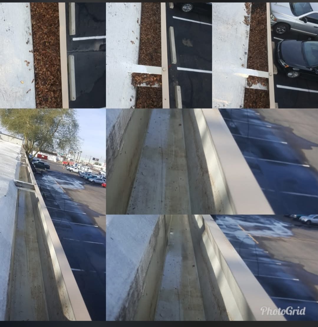 Gutter & Downspout Cleaning after pressure washing — Scottsdale, AZ